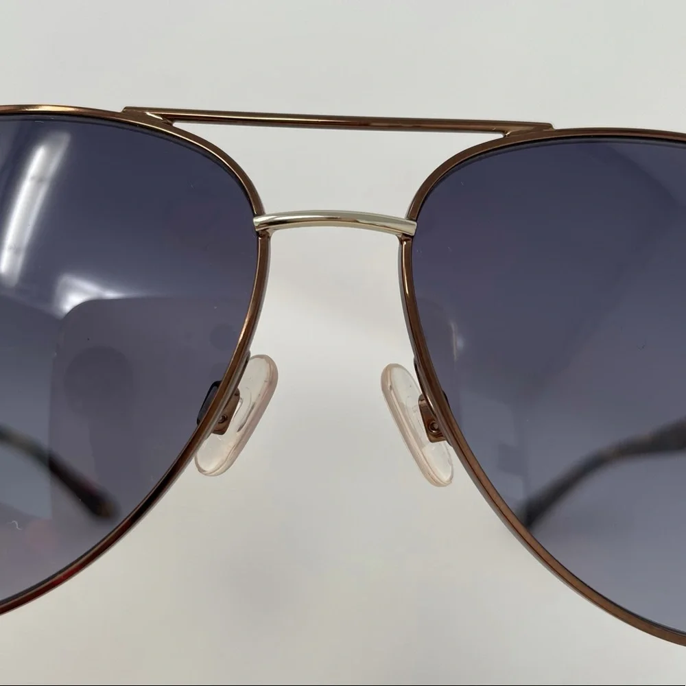 Anne Klein‎ Brown Blue Tortoise Sunglasses